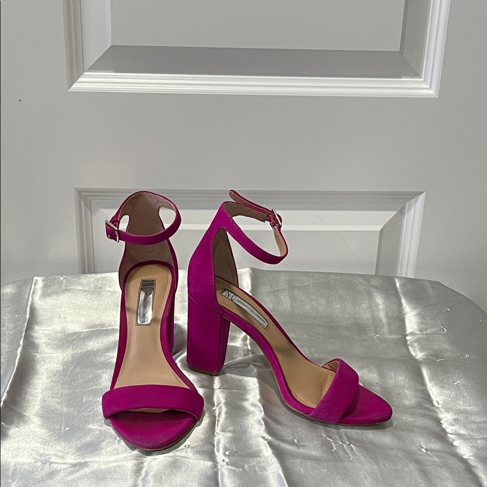 INC International Concepts Pink Heels - Picture 2 of 5